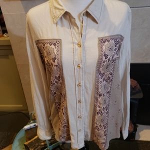 Free People Cotton Top size medium